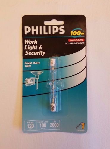 NEW Philips 100W 120V T3 Clear Halogen Double Ended Bulb - BC100T3Q/CL