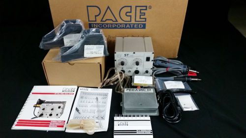 New pace st-50v solder desolder station soldering iron &amp; extractor iron 230v ac for sale