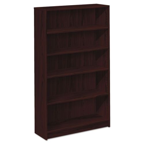 1870 series bookcase, five shelf, 36w x 11 1/2d x 60 1/8h, mahogany for sale