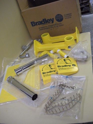 Bradley emergency eyewash stand parts , misc. lot for sale