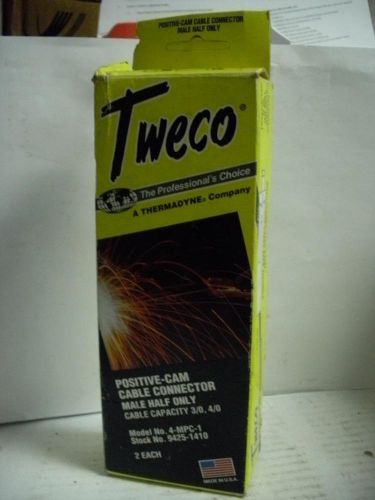 TWECO 4-MPC-1 POSITIVE-CAM CABLE CONNECTOR MALE HALF ONLY NEW!!