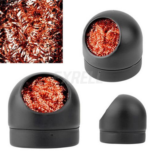 Soldering solder iron tip cleaner nozzle copper wire ball sponge bga holder set for sale