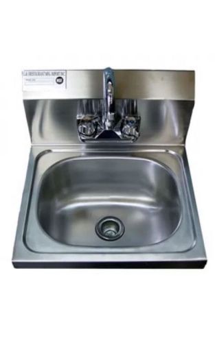 L&amp;J (WHS-1) Stainless Steel Wall Mount Hand Sink 16.5&#034; X 16&#034; NSF