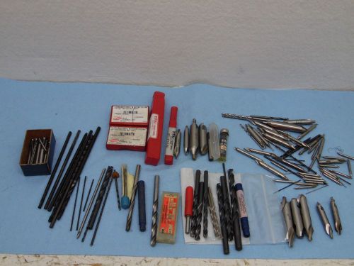 Lot of Metal Working drill Bits new and used various sizes
