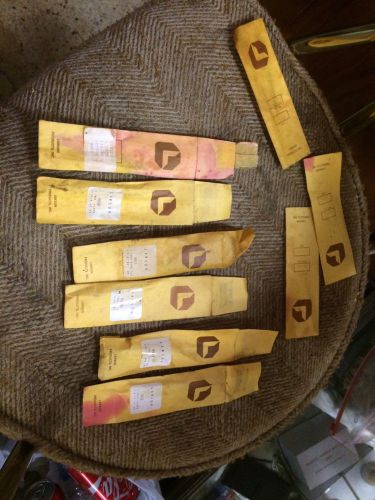 Lawson HS  Pipe Thread Taps 6 Total And 3 Bonus Drill Bits NOS