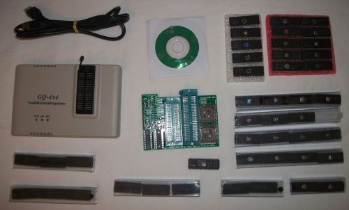 USB GQ-4X4 (GQ-4X4) EPROM EEPROM chip Burner Programmer with extras! *LOOK*