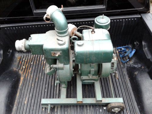 1980 wisconsin aenld2 gas engine 9.2 h.p.  3&#034; itt rupp centrifugal trash pump for sale