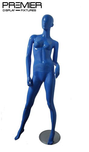 ABSTRACT FEMALE GLOSSY FIBERGLASS MANNEQUIN FASHION CLOTHING STORE DISPLAY #1