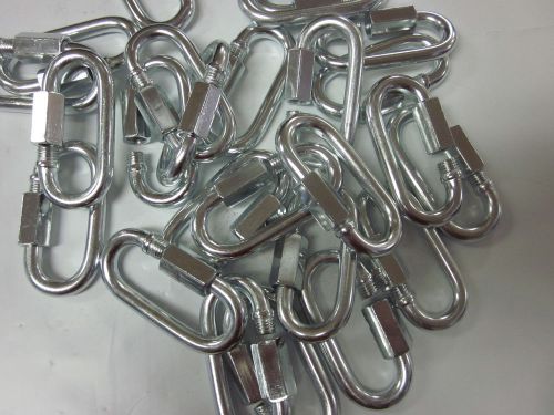 ~ 25 ~ QUICK HOOK LINKS 5/16&#034; x 2-7/8&#034; 1800-LB SAFETY TOW CHAIN ZINC STEEL BOAT