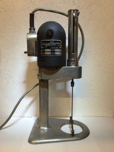 Mid Century 50&#039;s Adamson &amp; Co Industrial Fabric Textile Sewing Drill Cutter RARE