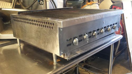 Natural gas bp 36&#034; heavy duty radiant charbroiler for sale