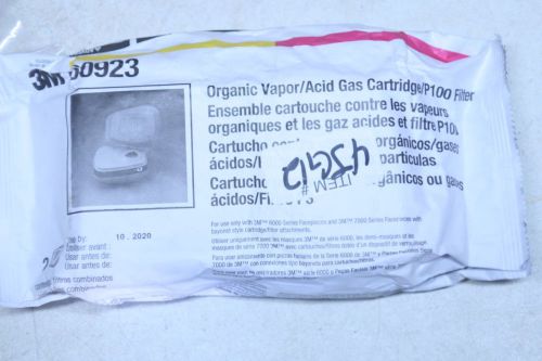 3M 60923 P100 organic vapor / acid gas filter cartridges