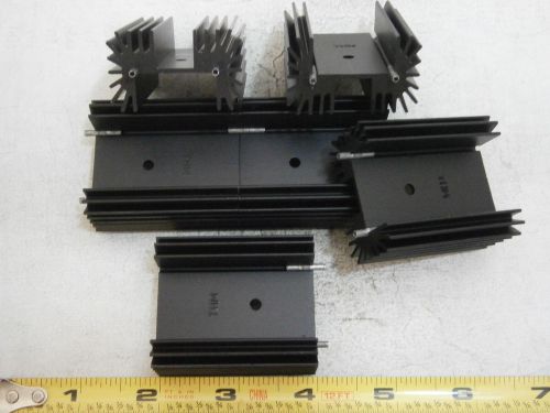 Aavid Thermalloy 6399B Extruded Heat Sink TO-220 Aluminum Black Lot of 14 #5970