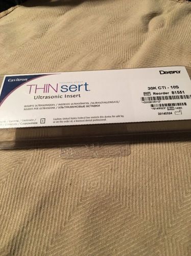 Dentsply Cavitron Thinsert Ultrasonic Insert Dental Scaler 30k 10S RDH NEW 81551