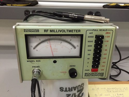 Boonton Electronics 92A RF Millivoltmeter