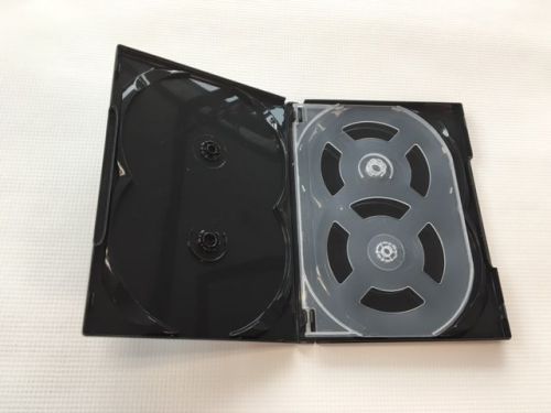 Original Scanavo 14 mm Black Premium Multi-6 DVD Case  DVD6/ONE, 100 pcs/case