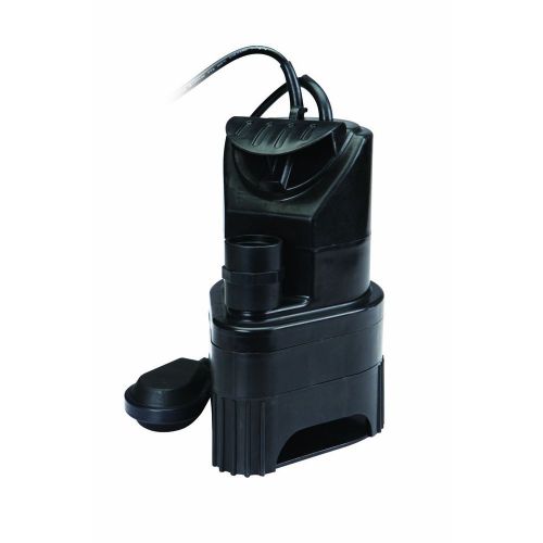 Pacific Hydrostar Water Pump 1 HP Submersible Dirty with Tethered Float 2640 GPH