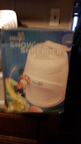 Snow Shredder For Snow Cones