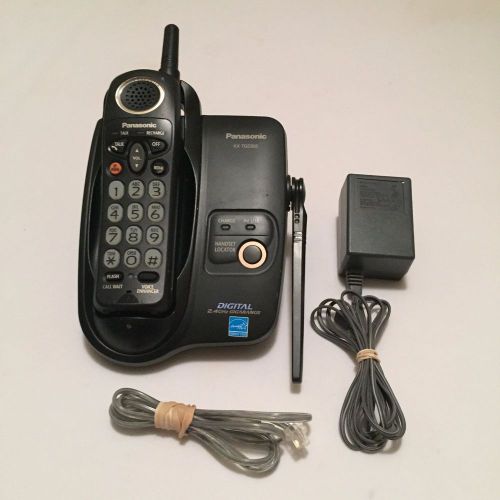 Panasonic KX-TG KX-TG2302 Black Cordless Speaker WITH BATTERY