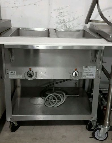 Used Duke EP302 Two Well Electric Hot Food Serving Counter