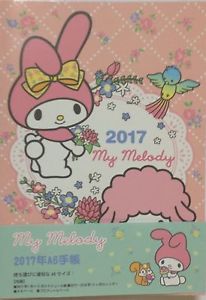 My Melody Japanese Schedule book Calender Planner Memo 2017&#039; 12month Sanrio