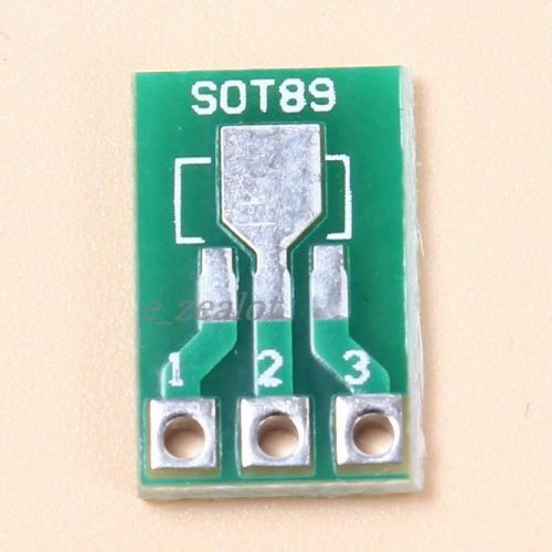 50pcs  SOT89 To DIP SOT223 To DIP PCB Board 1.5mm Pitch Pin Space 12.06*7.62mm