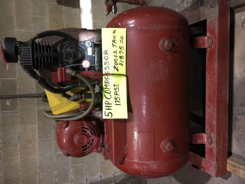 AIR COMPRESSOR  5HP 2 STAGE 175PSI
