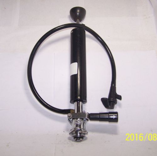 1 micro matic 7520epja-1 8&#034; plastic party pump with lever handle &amp; brass coupler