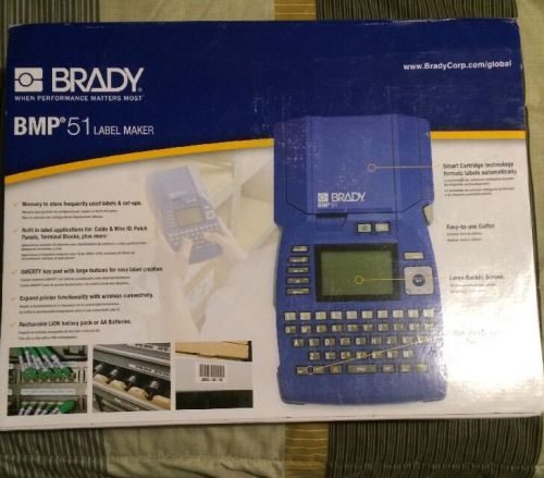 Brady Bmp51 Label Making Kit, Electrical ID
