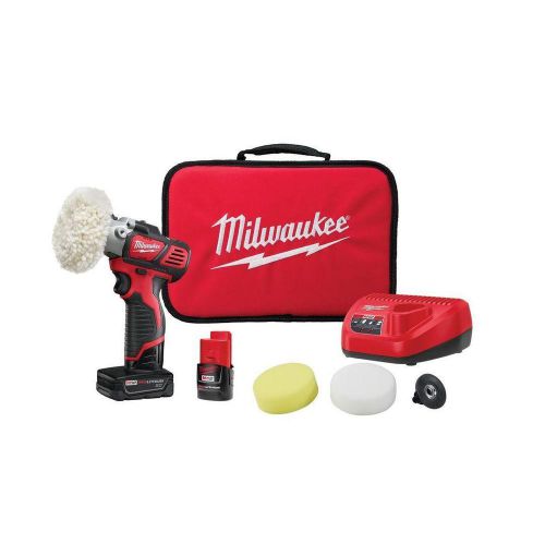 Milwaukee 2438-22X M12 Variable Speed Polisher Sander with Accessory Kit New