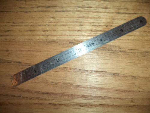 Vintage General No. 300 Flex Precision Ruler, 6&#034;, Machinist Tool