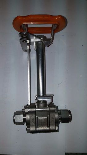 Swagelok s/s 1/2 tubing to 1/2 tubing ball valve with extension ss-63ts8 for sale