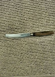 Garantie Solingen Germany- Wood HANDLE with STAINLESS BLADE ~ DINNER KNIFE ~