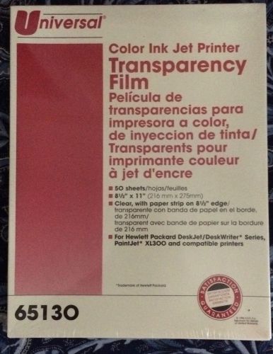 NEW Universal Color Inkjet Printer Transparency Film 65130