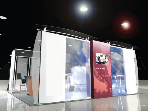 20x20 Modular Trade Show Exhibit Booth Display