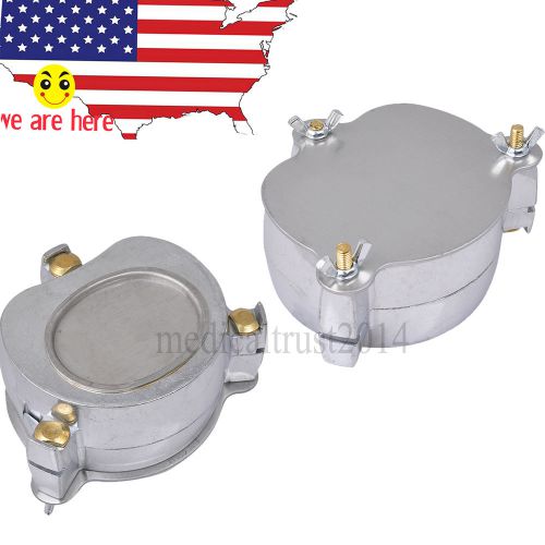 2PCS USA STOCK Aluminium Denture Flask press Compress Compressor FOR dentist