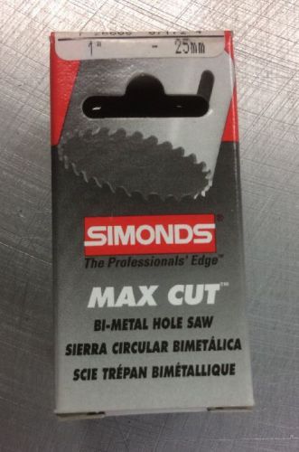 Simonds Max Cut 1&#034; Bi-metal Hole Saw. New In Box