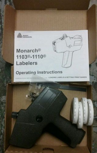 Monarch 1110 Pricing Label Gun New- 4 rolls of labels