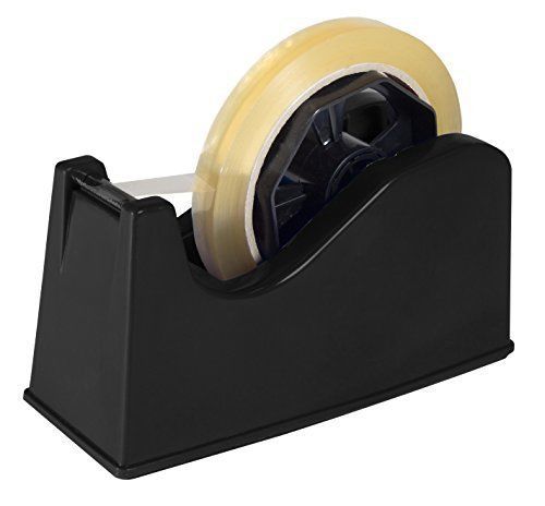 Desktop tape dispenser 1&#034; &amp; 3&#034; core adhesive roll holder by royal imports with for sale