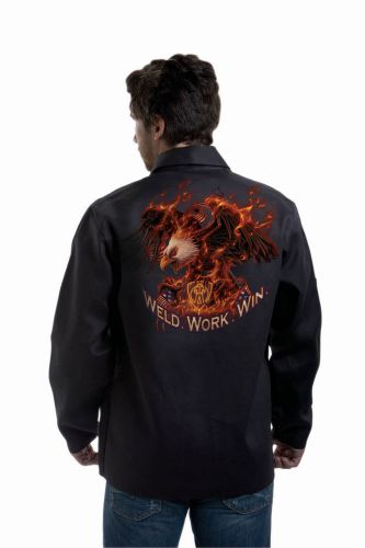 Tillman 9063 &#034;weld, work, win &#034; fr welding jacket  m - 3x for sale