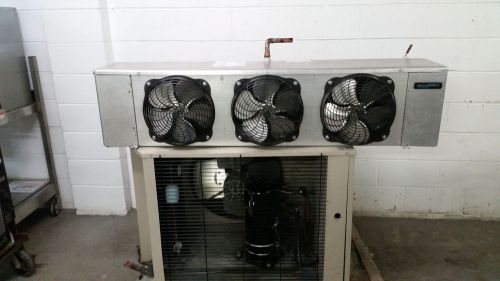 Bohn outdoor condenser unit electric defrost evap low temp r-404 zf15k4e tested for sale