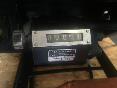 HEIDELBERG 10X15 WINDMILL IMPRESSION COUNTER