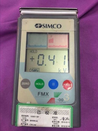 used SIMCO FMX-003 Electrostatic FieldMeter
