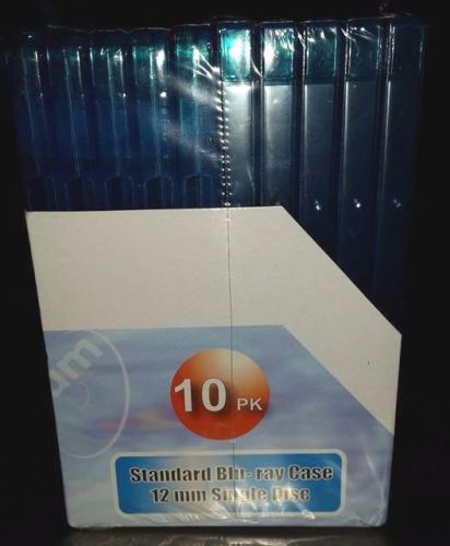 10 PACK OPTIMUM PREMIUM STANDARD Blu-Ray Single DVD Cases 12MM BRAND NEW