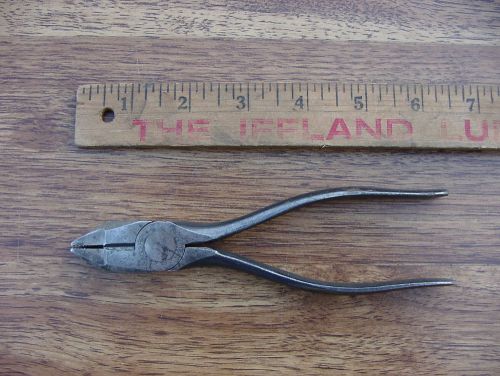 Old Used Tools,Electrician, Schollhorn 6-1/2&#034; Linesman Pliers, Quality U.S.A.