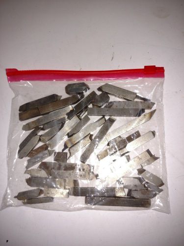 3 lb bag of High speed steel cutting  bits