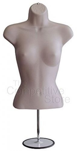 Torso Female W/Metal Base Body Mannequin Form 19 To 38 Height (Waist Long) For
