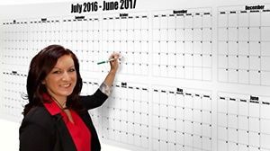 Academic Calendar For Teachers - Giant Dry Erase Wall Calendar 36 X 96 July