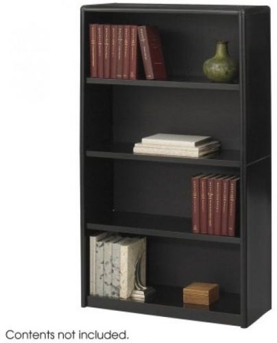 Safco 7172bl value mate series metal bookcase, four-shelf, 31-3/4w x 13-1/2d x for sale
