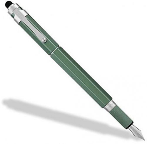 Levenger L-Tech 3.0 Fountain Pen, Medium, Moss (AP12640 MOS M NM)